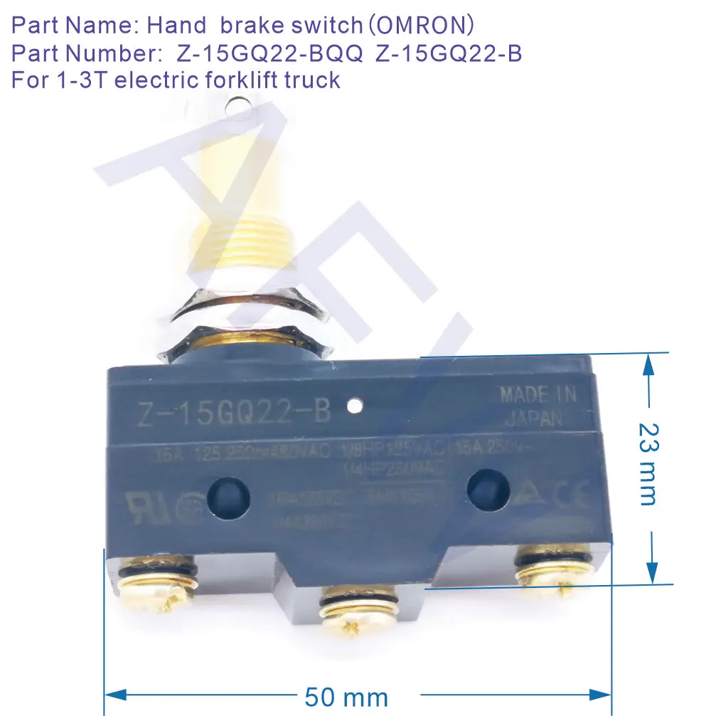 

Z-15GQ22-BQQ,Переключатель ручного тормоза,для электрического вилочного погрузчика 1-3T