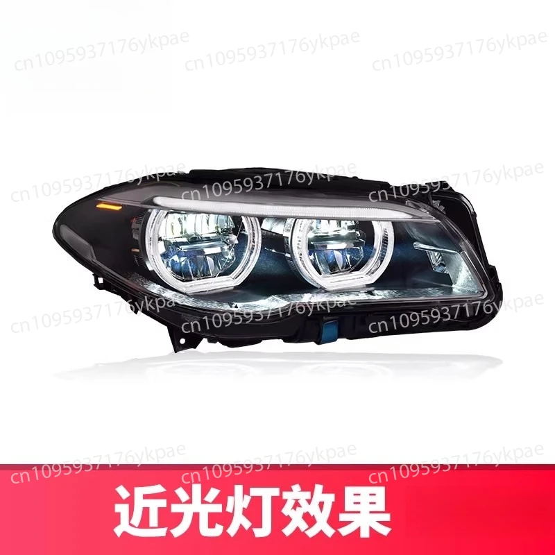 F10 Headlight Assembly 11-17 F18 Modified Angel Eye LED Daytime Running Lights LED Headlights