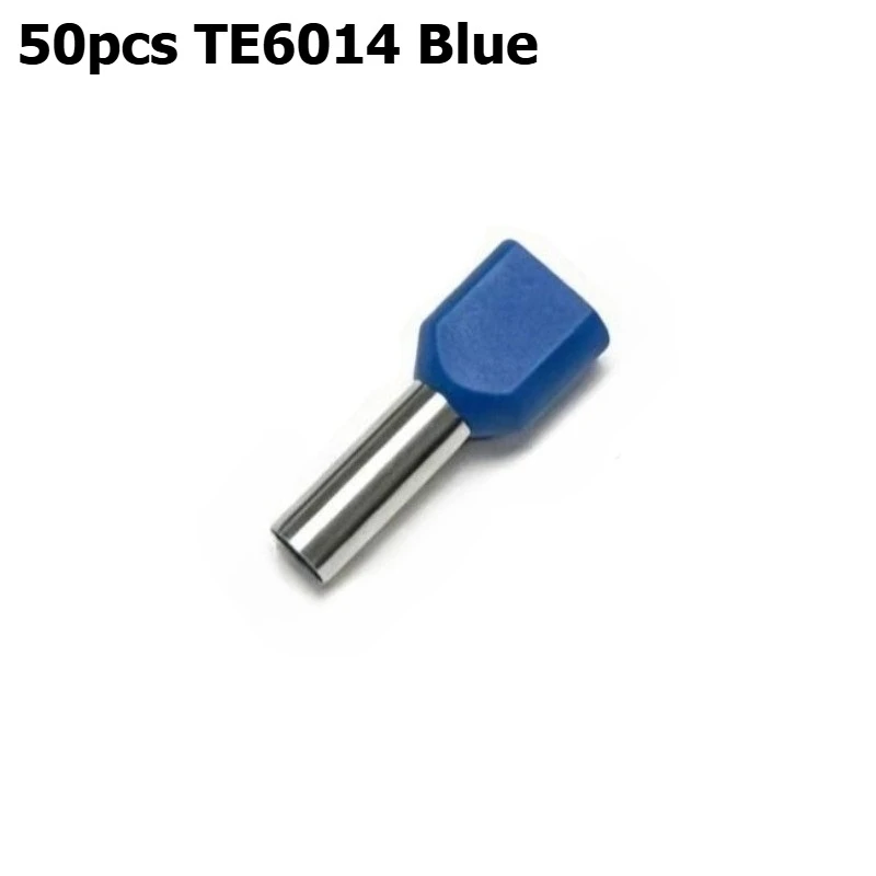 Purple copper double-strand TE6014 tube-type European-style needle-type cold-pressing terminal connector