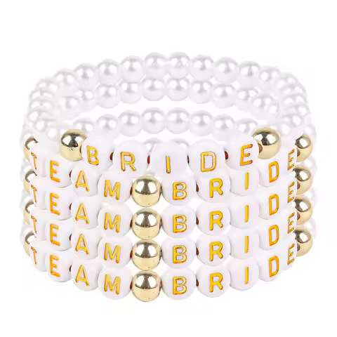 1 BRIDE 4 TEAMBRIDE bracelets Wedding bride Bridesmaids bachelorette party bracelet decoration gift