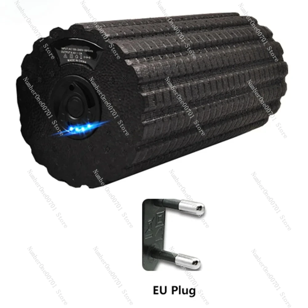 4-Speed Vibrating Electric Yoga Massage Foam Fitness Roller Backrest Leg Adjustment  for Muscle Recovery Relaxation