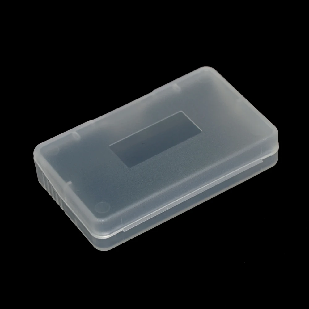 Estuche de cartucho de juego de plástico transparente, caja de almacenamiento de tarjetas de juego para Game Boy Advance para GBA, caja protectora