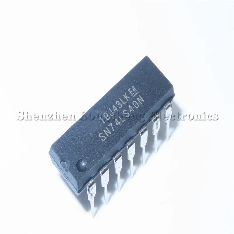 10PCS/LOT NEW 74LS40 SN74LS40N DIP-14 Dual 4-Input Positive and Non-Buffered In Stock