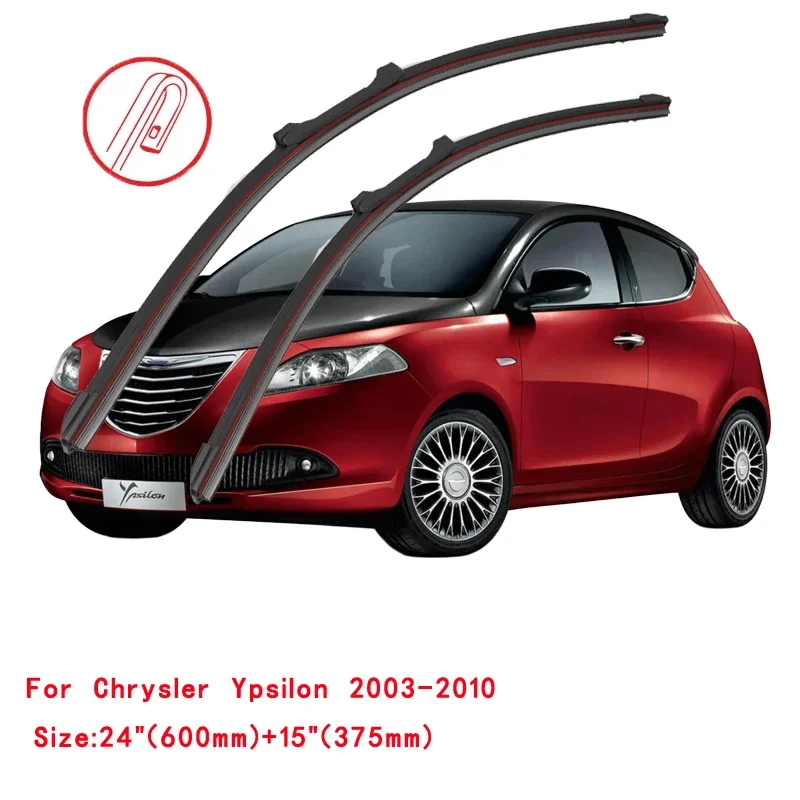For Chrysler LANCIA Ypsilon 2003-2023 Car Windshield Wiper Blade Front Windscreen Brushes Washer Accessories Window Cleaning 6