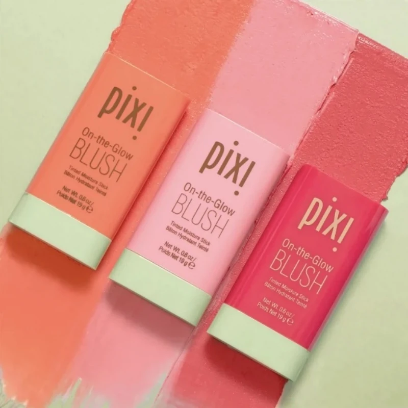 

Pixi Blush Stick 3 In 1 Multi-function Eyeshadow Cheek Blusher Tinted Cream Waterproof Long Lasting Render Brighten Skin