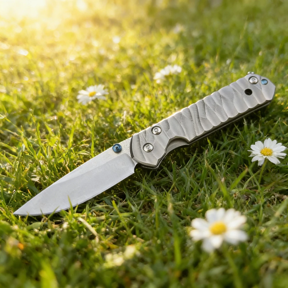 

Новый стиль, многофункциональный тактический складной нож, полезный уличный инструмент, лезвие D2, ручка из титанового сплава, прочный карманный нож