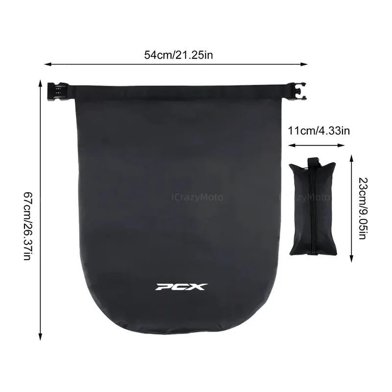 Portable Waterproof Motorcycle Helmet Bag For HONDA PCX125 PCX150 PCX 125 150 pcx 125 150 Large Capacity Password Lock Anti