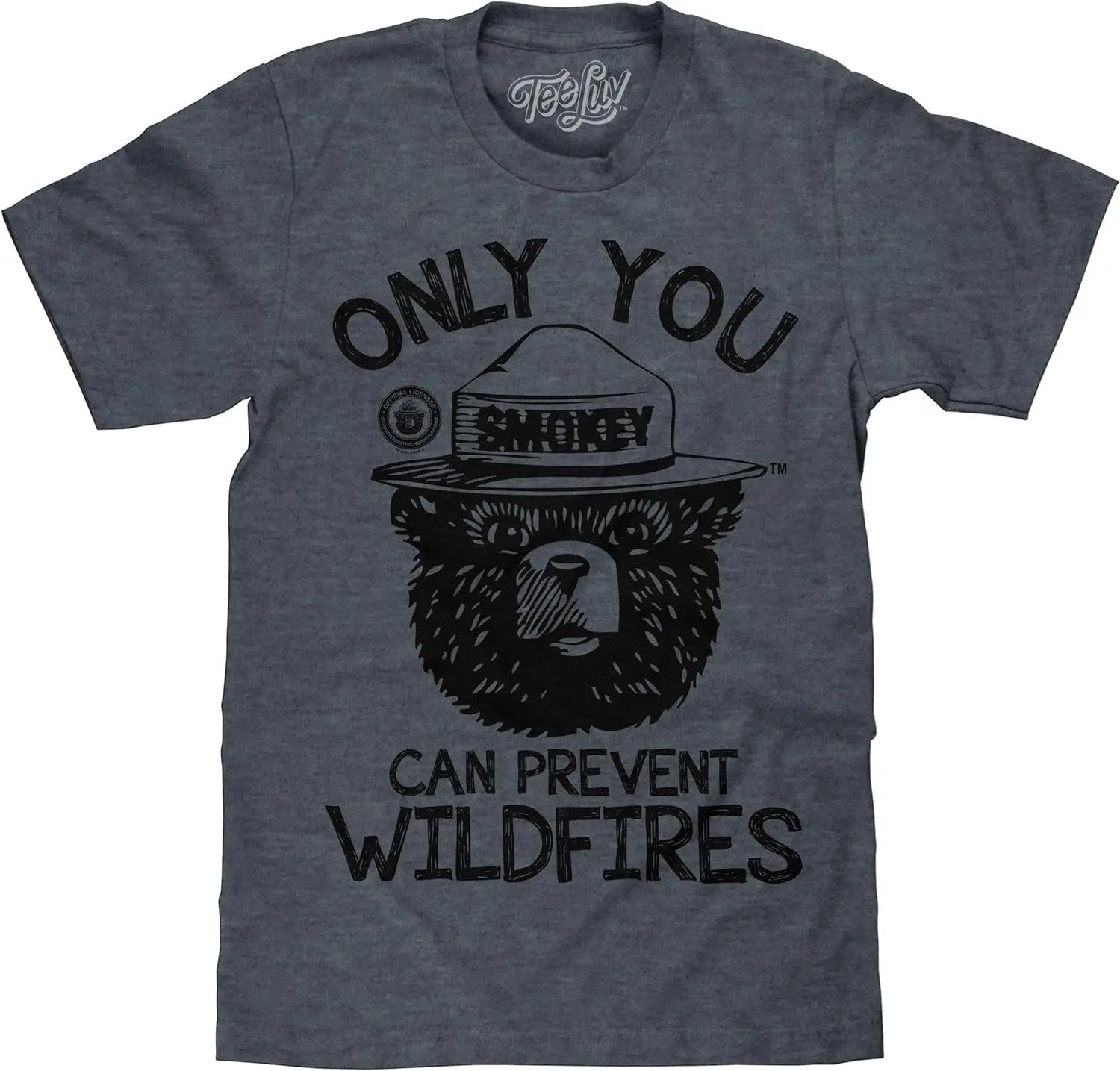 Футболка Luv мужская с рисунком медведя Smokey