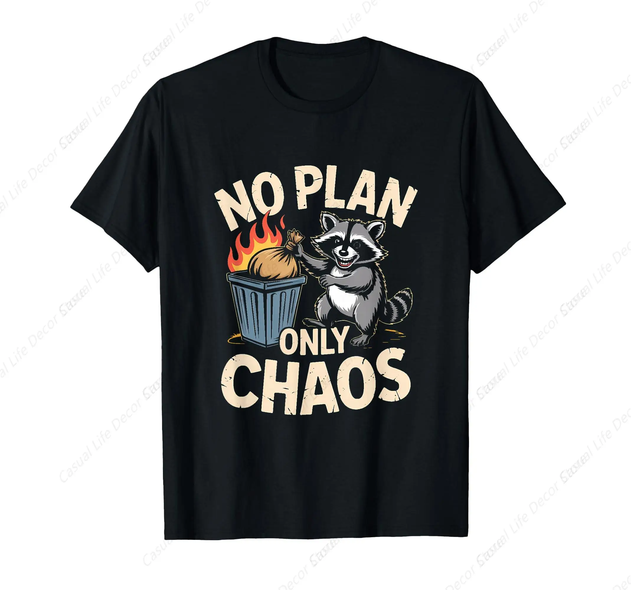 

Dumpster Fire Raccoon Chaos T-Shirt