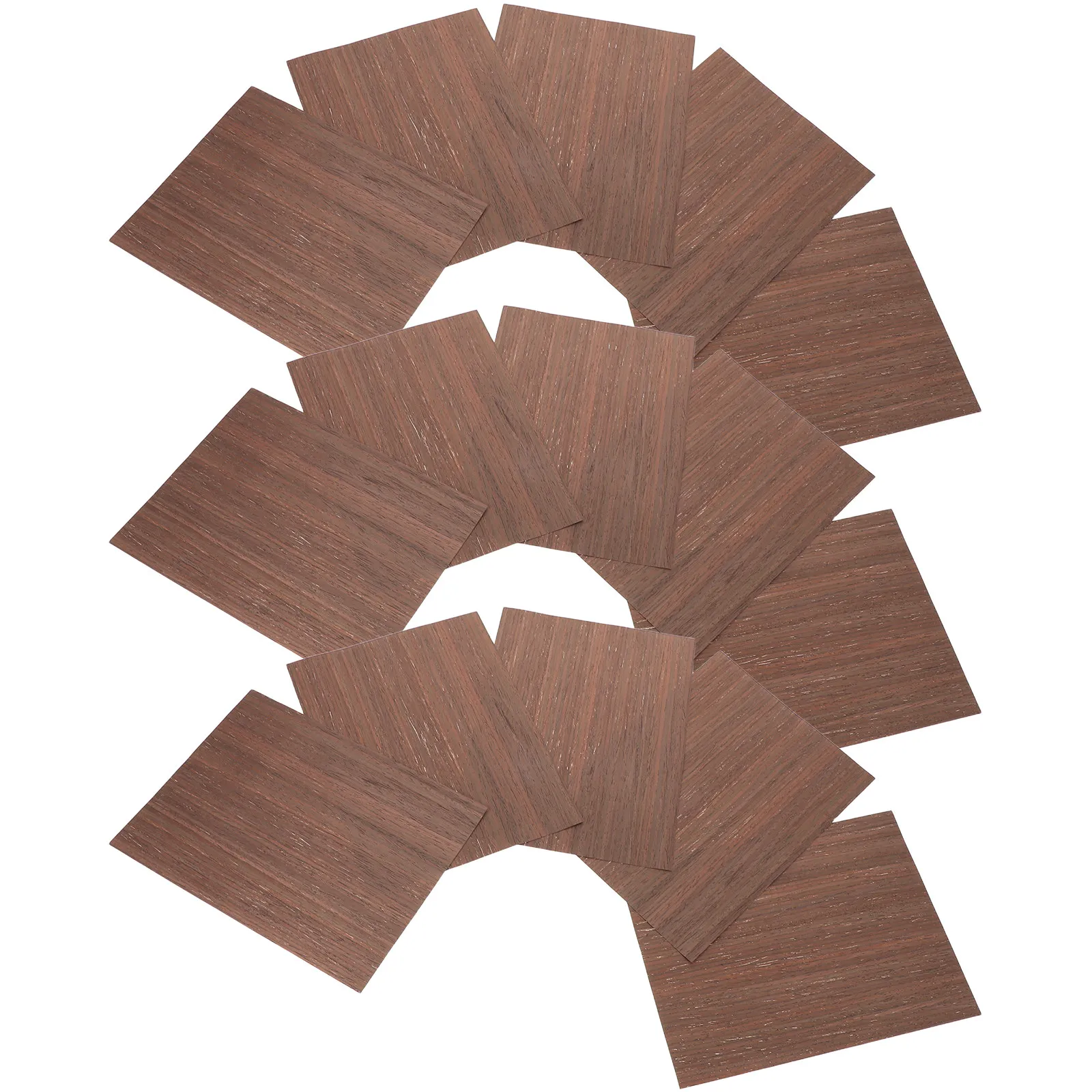 

15Pcs Wooden Diorama Flooring Plank Sheet 8.1x6x0.04in Architectural Materials Miniature Floorboard DIY Sand Table Accessories
