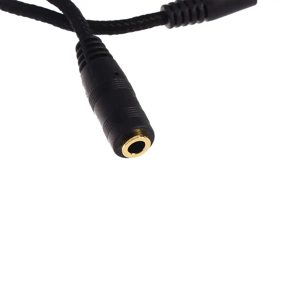 Useful New Practical 10ft Headphone Cloth Lanyards Female To Male F/M 3.5mm Audio Adapter Cord Extension Cable