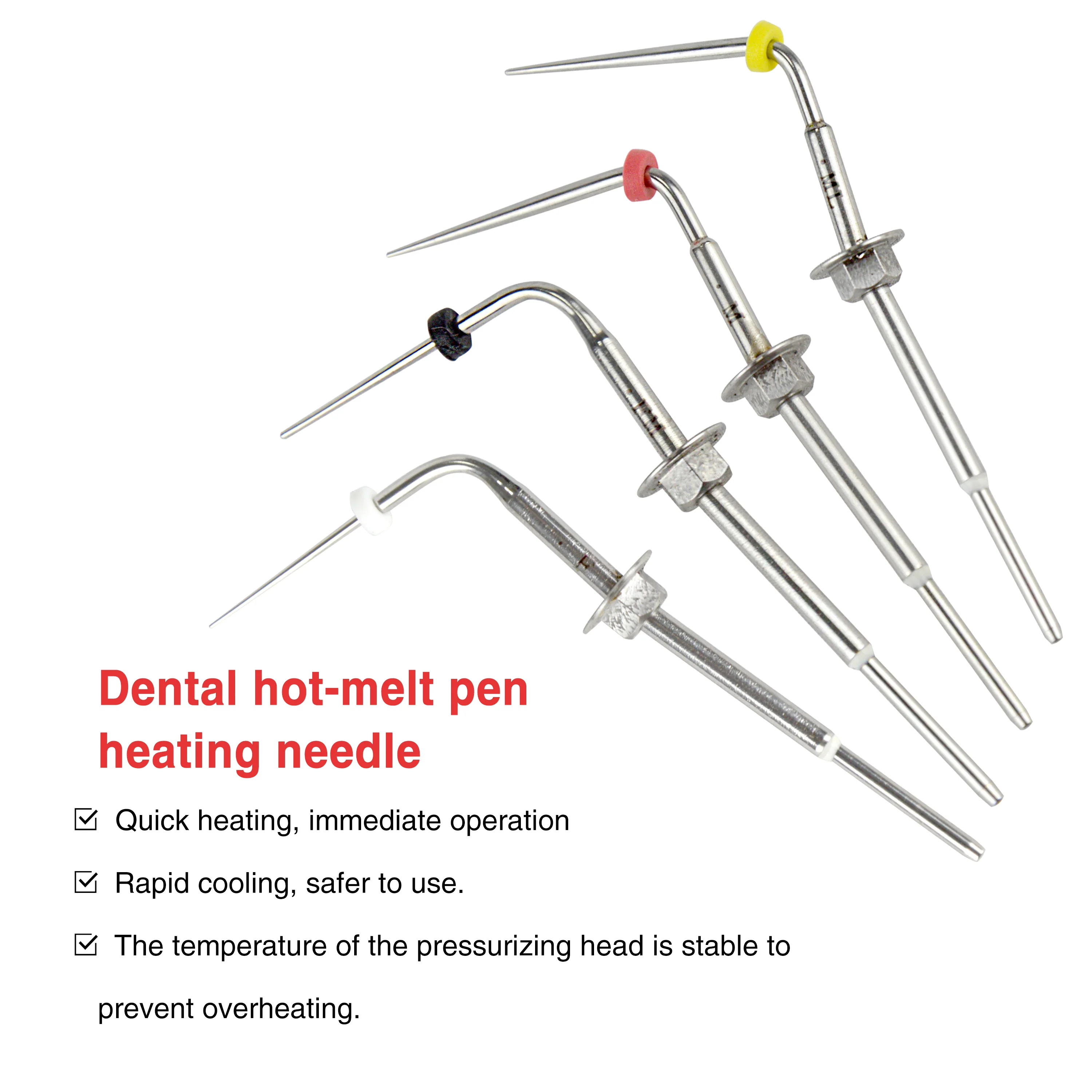 1ชิ้นปลั๊กทำความร้อนทางทันตกรรม sybron Endo Buchanan System B fill obturation gutta percha PEN heating Tips