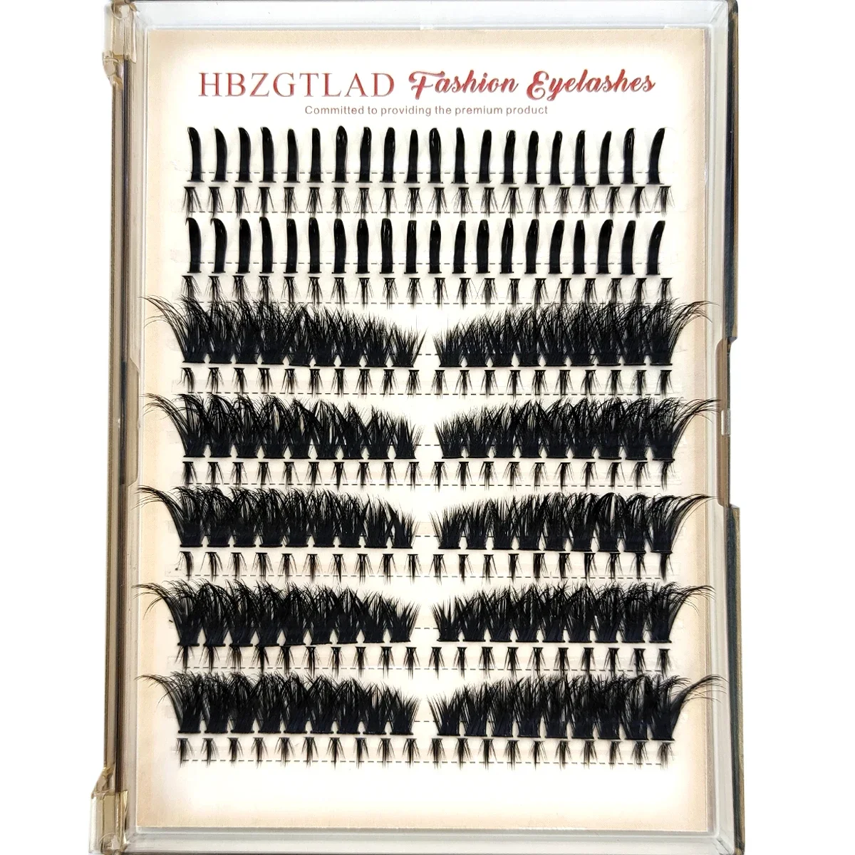 AMSDCN Fluffy Left and Right Eyes 60D-100D Bottom and Pointed Lash Clusters Volume Single Lash Cluster Expansion Pointed Lash Cl