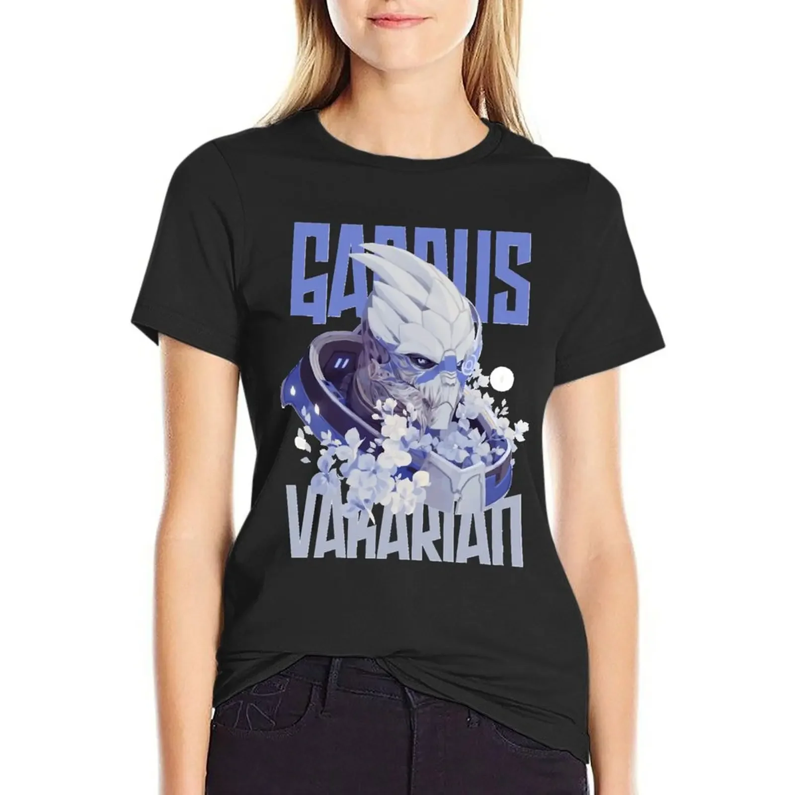 

GARRUS VAKARIAN T-shirt animal print shirt for girls Blouse korean Women's clothes