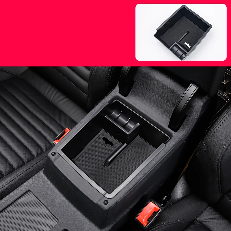 abs car armrest plate Center console storage box for volkswagen vw arteon 2017 2018 2019 2020 2021 2022 interior organizer case