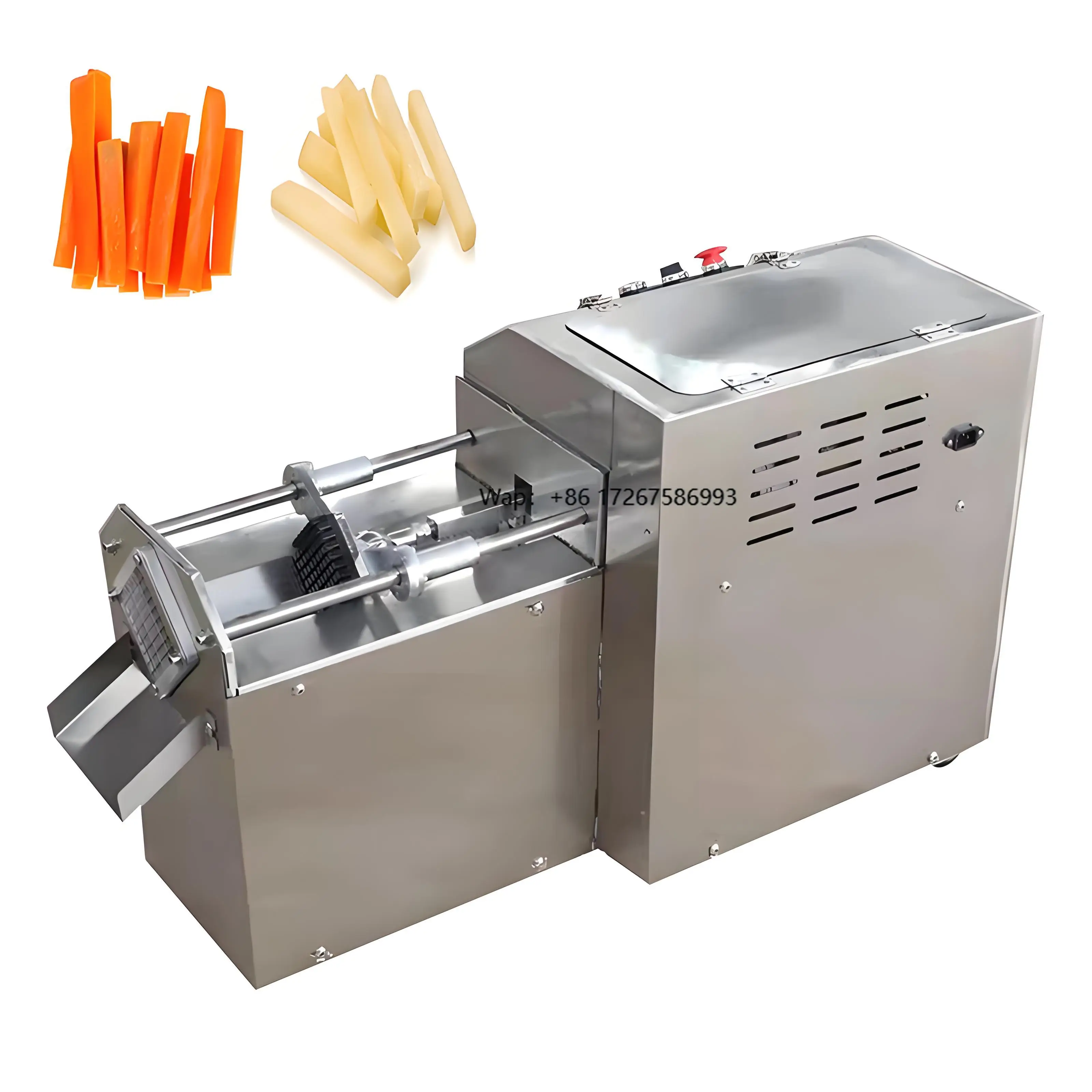 

VBJX Multifunctional Automatic Electric 304 Stainless Steel Fruit Vegetable Onion Sweet Potato Chips Chopper Dicer Slicer