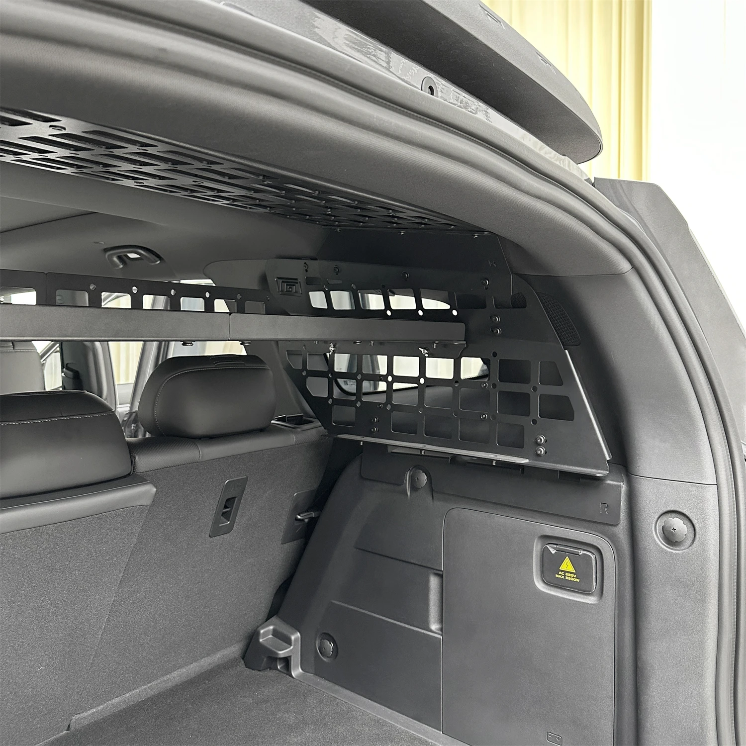 For Changan DEEPAL G318 2025 2026  Molle Panel Modular Storage Panel Modification Rear Trunk Debris Rack Cargo Organizer 1 Set
