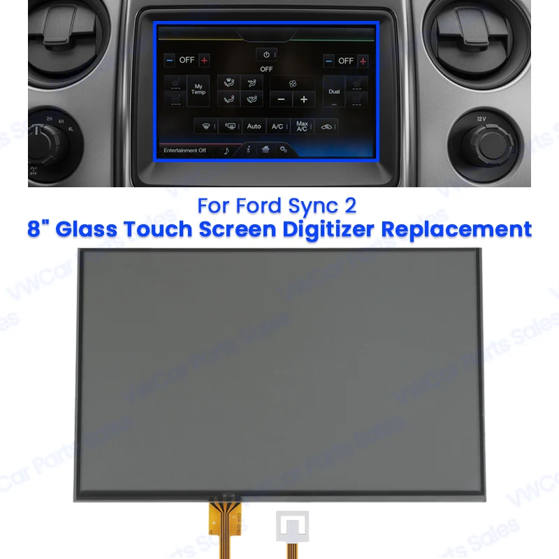 SYNC2 Car Navigation Radio LCD Digitizer 8.0 inch Glass Touch Screen Panel For Ford Escape LQ080Y5DZ03A LQ080Y5DZ03 LQ080Y5DZ30A