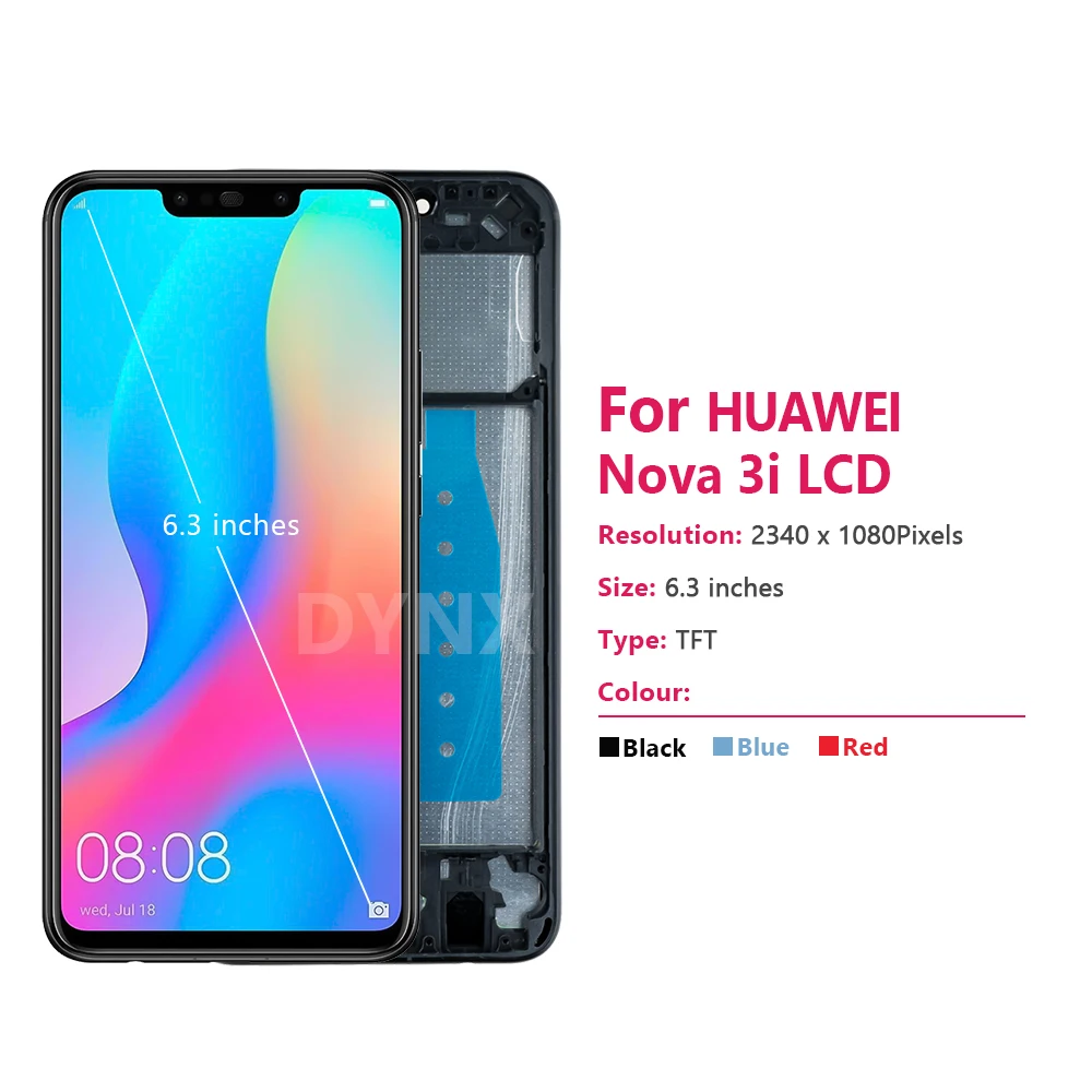 NEW For Huawei Nova 3i LCD INE-LX1 Display Touch Screen INE-LX2 Replacement For Huawei P Smart Plus 2018 LCD INE-LX2r LCD