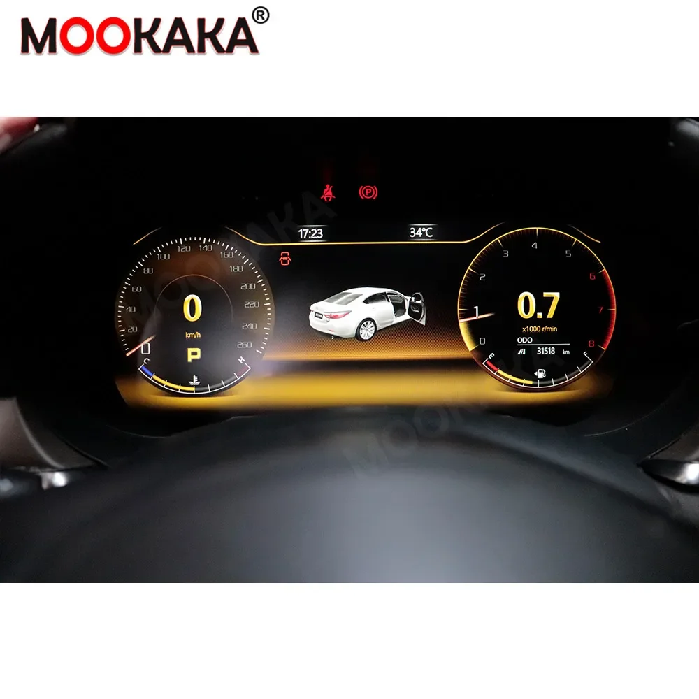 Dashboard Panel for Mazda CX-4 2016-2021 Axela 2016-2019 Digital Cluster LCD Speedometer Display