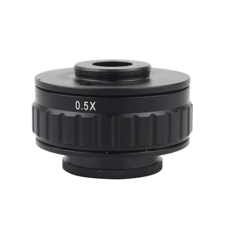 0.35X 0.5X C mount Lens Adapter Focus Adjustable Camera Installation C mount Adapter to New Type Trinocular Stereo microscope