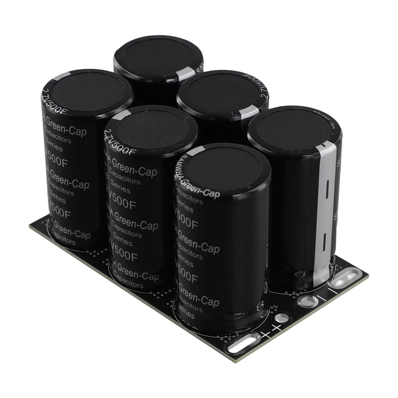 

Best Pick 16V83F Dual Row Capacitor Module For SAMWHA Automotive Super Farad Capacitor Module Boost Power Regulator Power Supply
