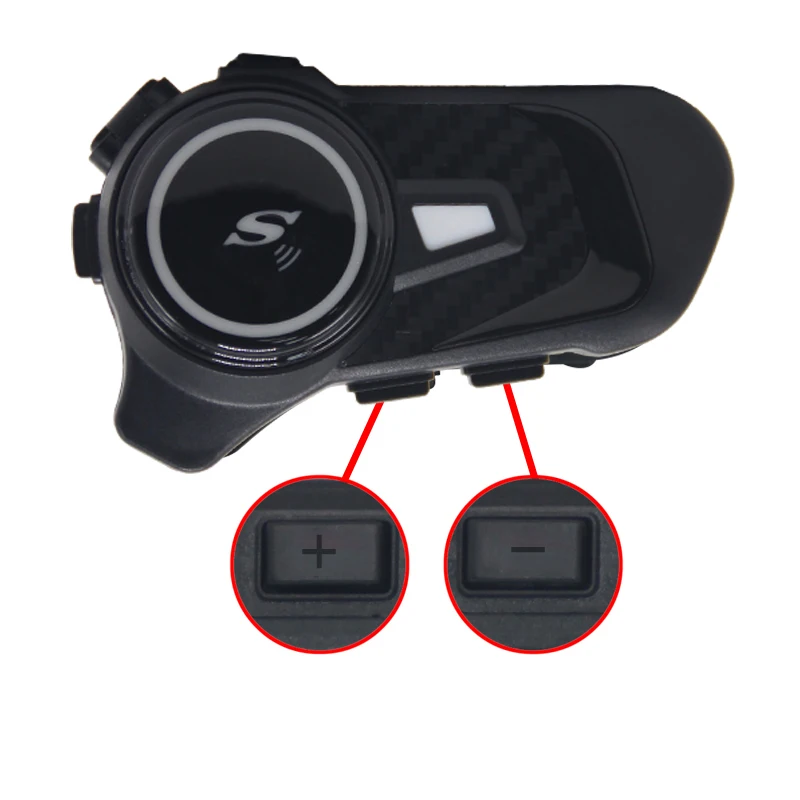 

Мотоциклетный шлем Bluetooth-домофон BT5.1 Коммуникационная система с интерфейсом Type-C для подключения к 3 человека и домофона на 2 человека