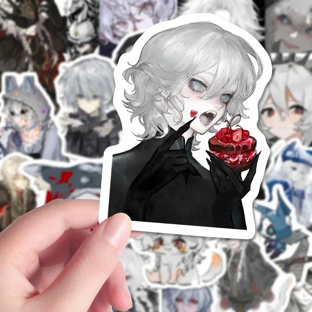 54 pçs jogo identidade v personagem anime adesivos decorativos desktop skate caso de telefone bagagem geladeira manuais