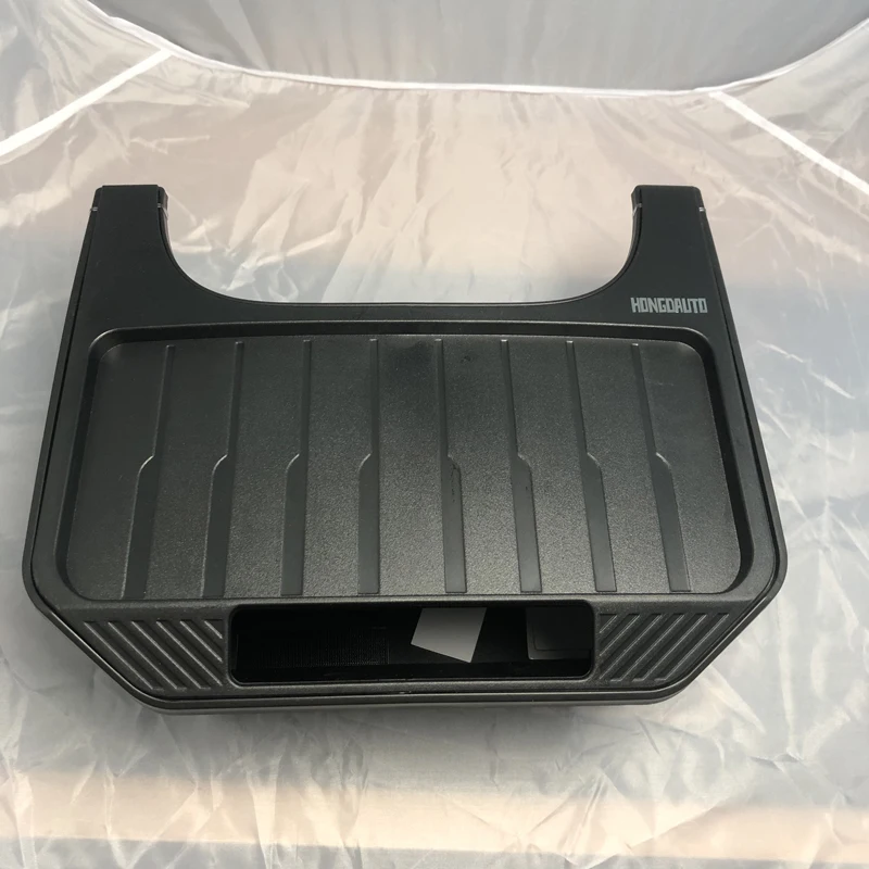 

Rear Seat Storage Organizer Box For Tesla Model Y 2022 Interior Accessories Under Seat TPE Trash Box with Cover Phone Holder