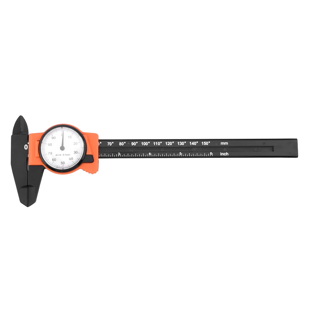 Dial Caliper Gauge Measuring Tools Plastic Vernier Caliper With Watch High Precision Dial Indicator 0-150MM