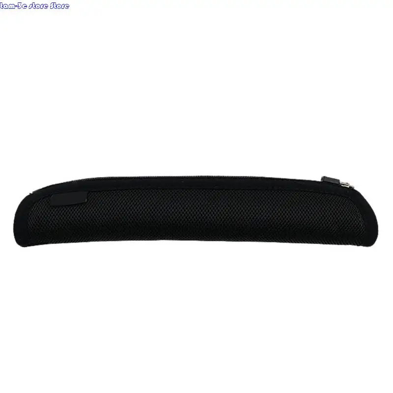 D0UA Universal Headphone Pelindung Headband untuk Cloud 2 Headset Soft Breathable Headbeam Lengan Penutupan Ritsleting Aman