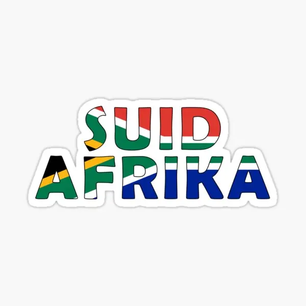 South African ZA Antelope Flag Sticker Vinyl Truck Accessories Laptop Wall Glass Moto Window Bicycle Helmet Van Waterproof Decal