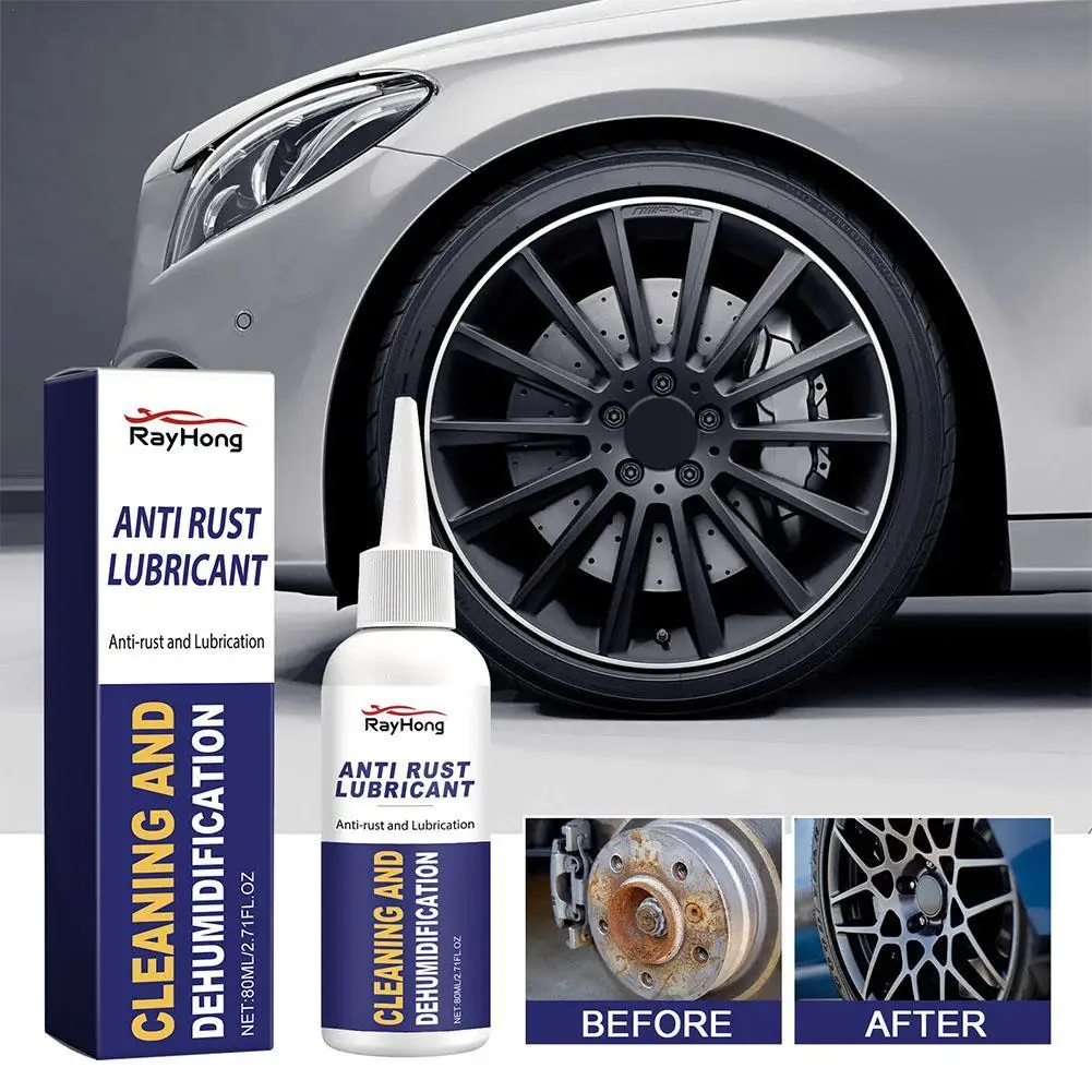 

80ml Car Anti Rust Lubricant Metal Paint Clean Anti-rust Lubricant Effective Car Gear Valves Chain Repair Maintenance Su