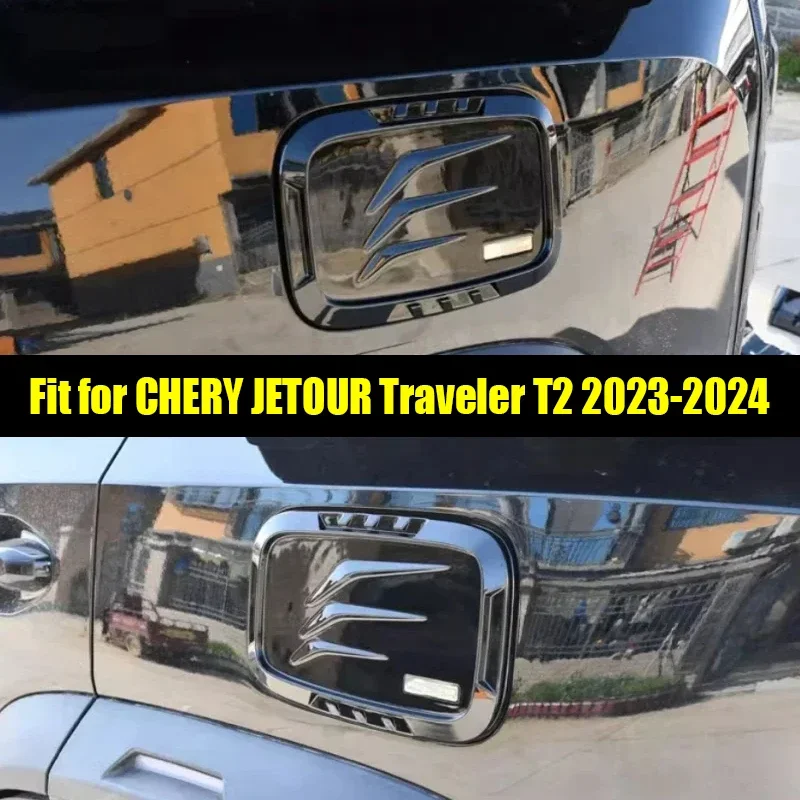 

Car Body Fuel Tank Cap Decorative Protective Sticker Fit for Jetour Traveller T2 2023 2024 2025 Car Exterior Trim Accessories