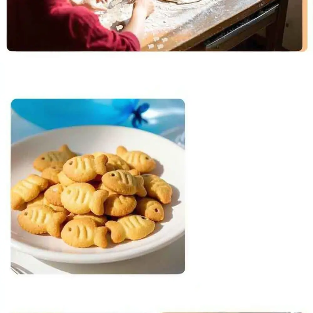 Kitchen Pastry Tool Fish Shape Biscuit Mold Stainless Steel Cookie Stamp For Kn Baking Gadget Essentials