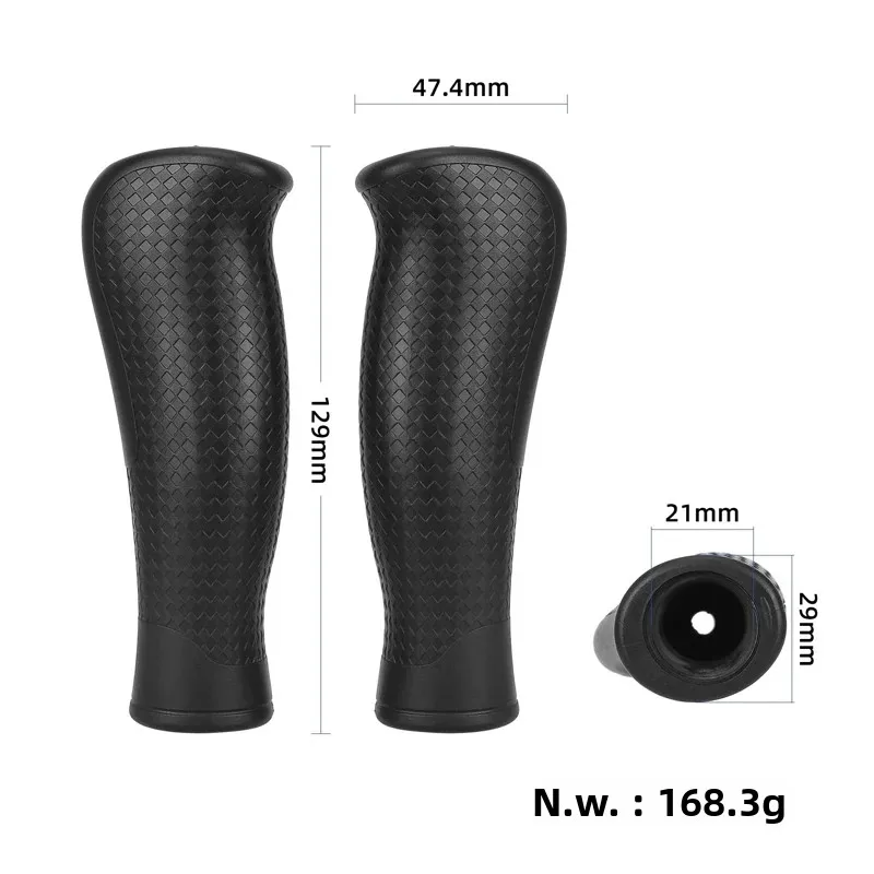 زوج الأصلي سكوتر القبضات ل KuKirin G2 برو ماستر ماكس كيرين G3 برو G4 ماكس E-سكوتر المضادة للانزلاق المطاط مقبض مقود دراجة أجزاء