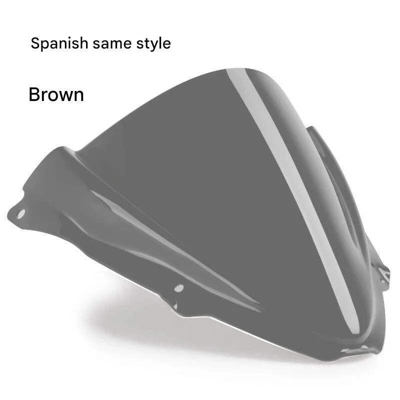 Fits 2024 ZX6R / ZX-6R 636, Racing Heightened Windshield, Imported PC Wind Deflector
