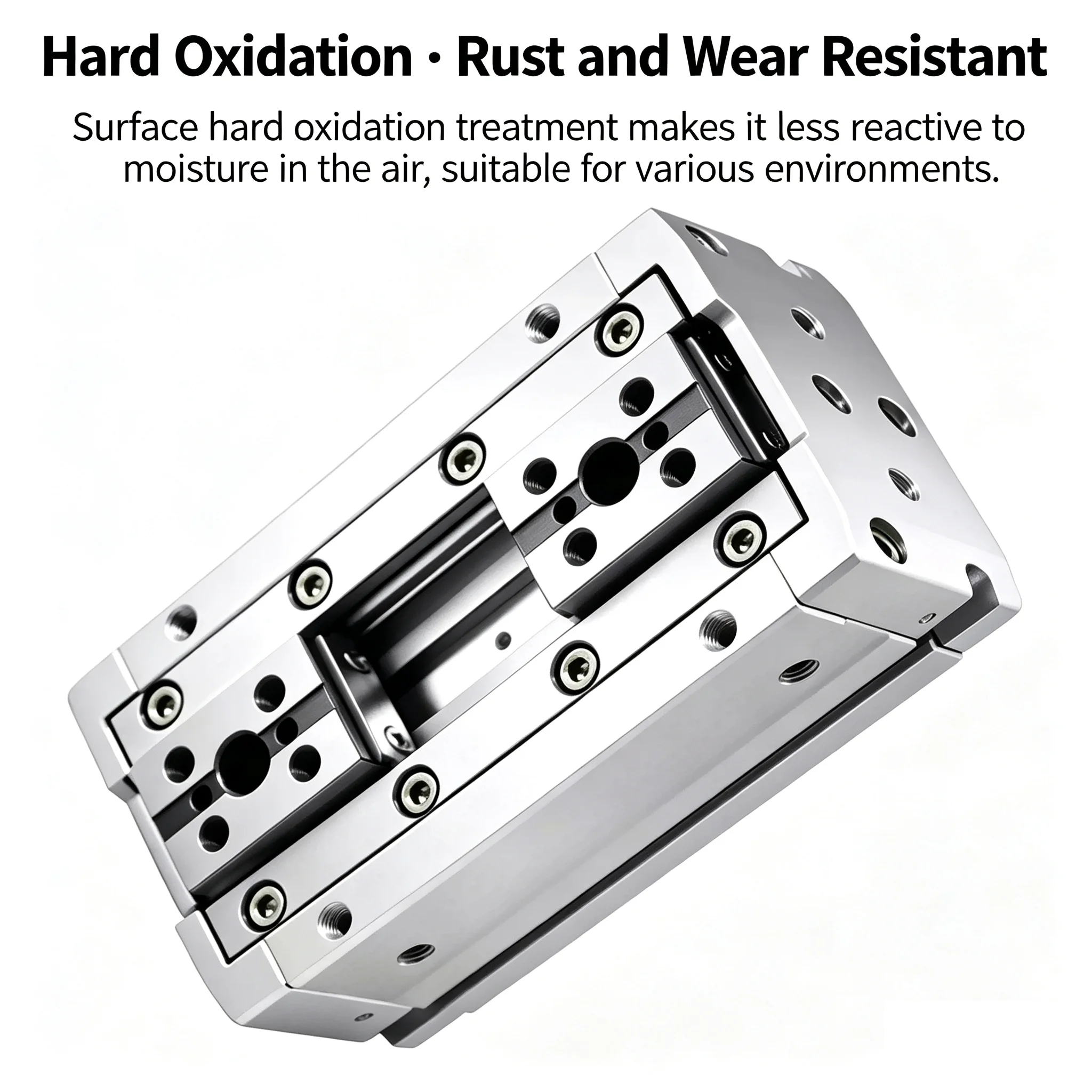HFD8X8 thin‑type 12 pneumatic 16‑finger 20 cylinder 25 air gripper 10/15/20/30/40/50/60/80
