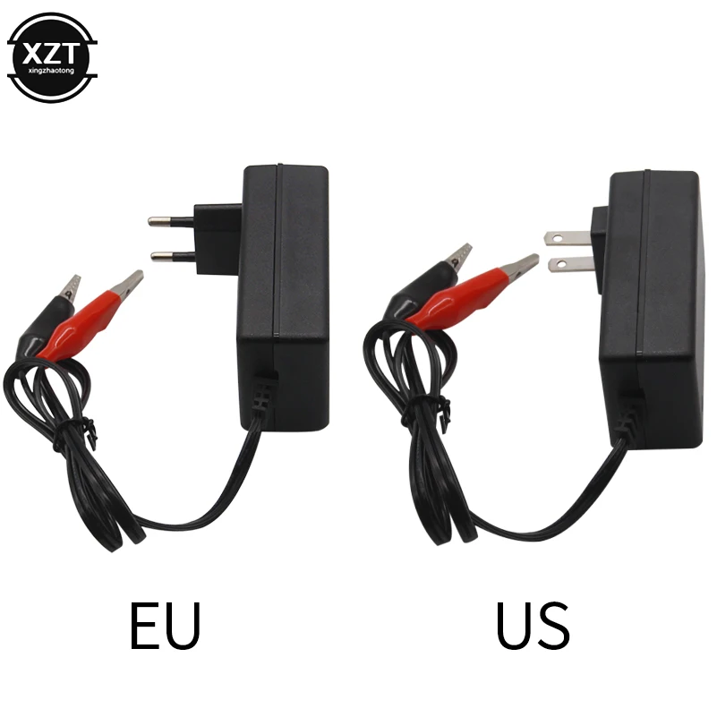 Universal Automatic DC 12V 2A Battery Charger for Electric Baby Buggy Toy Car Motorcycle Lead-Acid AGM GEL 7ah 10ah 12ah 20ah