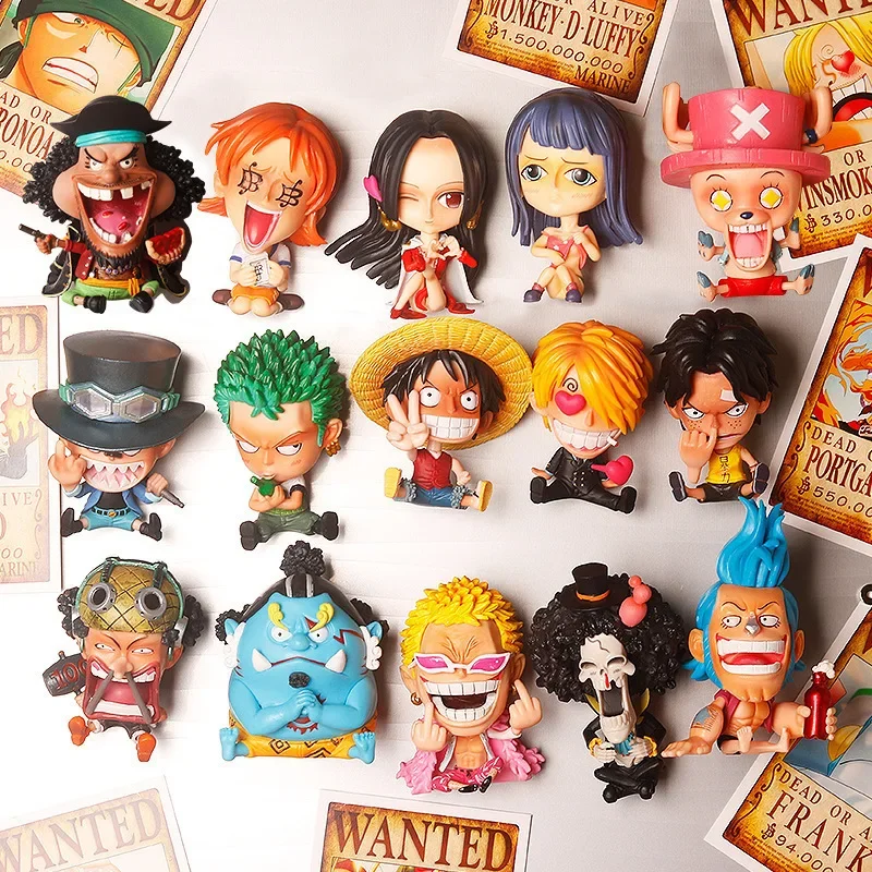 One Piece Figures GK Usopp Ace Robin Chopper Jinbe Luffy Sanji Zoro Nami Hawkeye Doflaming Hancock Sabo PVC Kawaii Toys 11CM