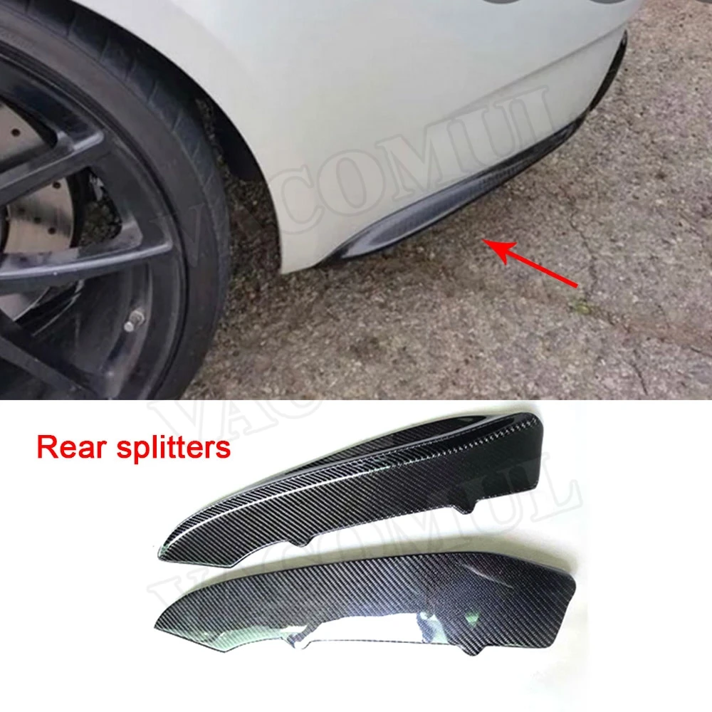 

VACOMUL 3 Series Carbon Fiber Rear Bumper Side Splitters Fins Flaps Spoiler for BMW E92 E93 M3 2009 - 2012 K Style FRP Aprons