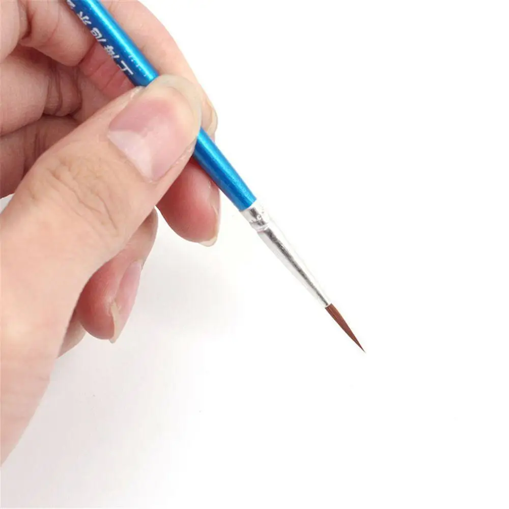 10 Pcs/lot Thin Baking Tools Pastry Line Drawing Pen Nylon Fiber Hair Fondant Cake Decorating Artist Paint Brush