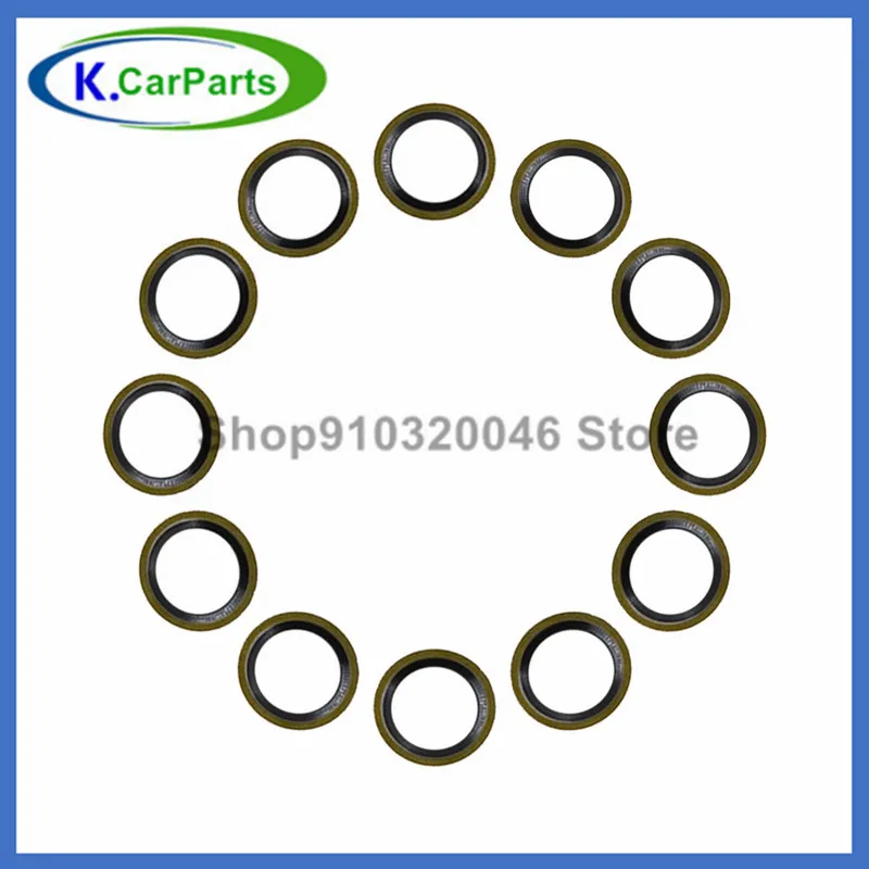 3963983 Newly 12pcs 12mm Seals Fuel Line Sealing Washer 12V 24V 5.9L For Cummins 3963983