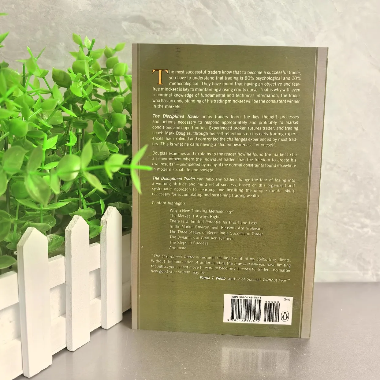 The Disciplined Trader By Mark Douglas Developing Winning Attitudes Paperback English Book