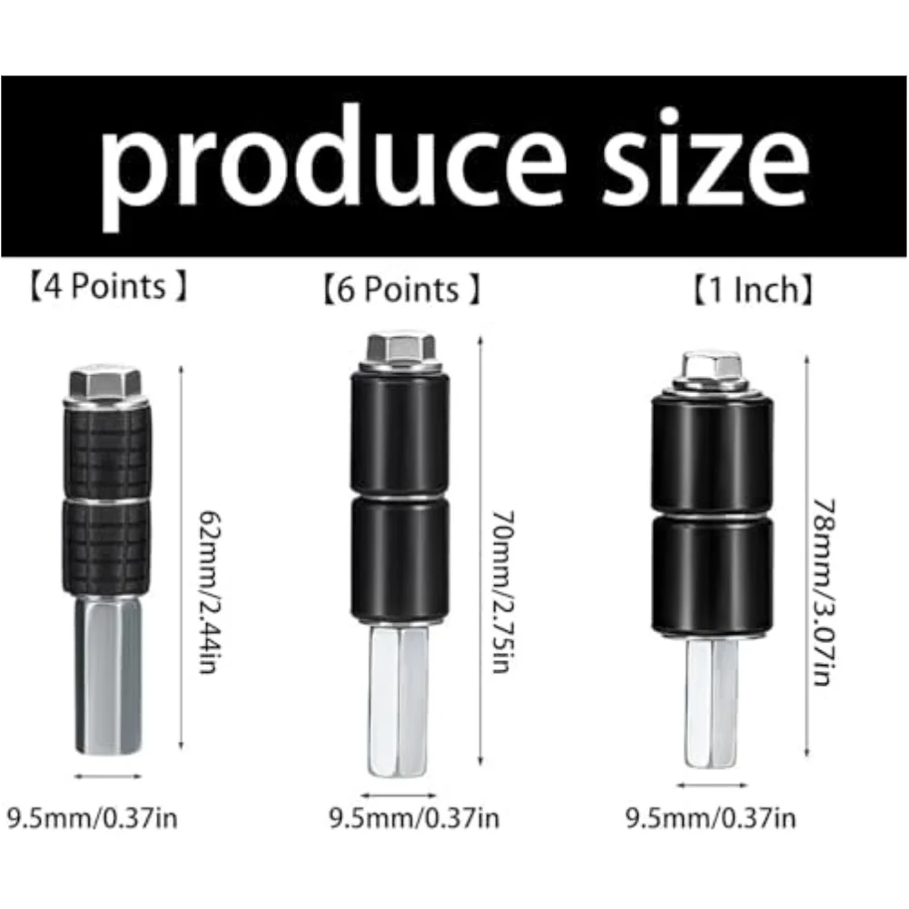 Reusable Rubber Leak Repair Set 3 Pieces for Pipes with Expansion Screw for Instant Leak Sealing and Secure Installation Grip