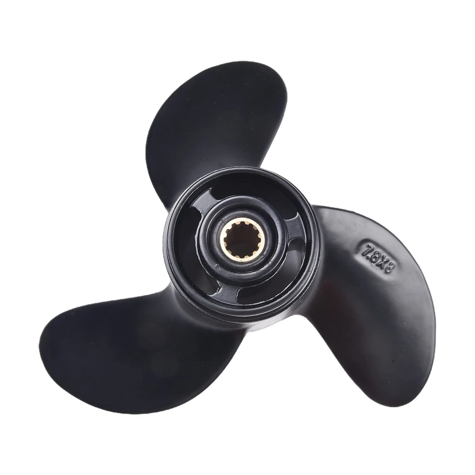 For Hangkai 2-Stroke For Mercury For Tohatsu 4-6HP Propeller 7.8 X 8 Replacement 7.8 x 8 Accessories 3R1W64516-0 view 3