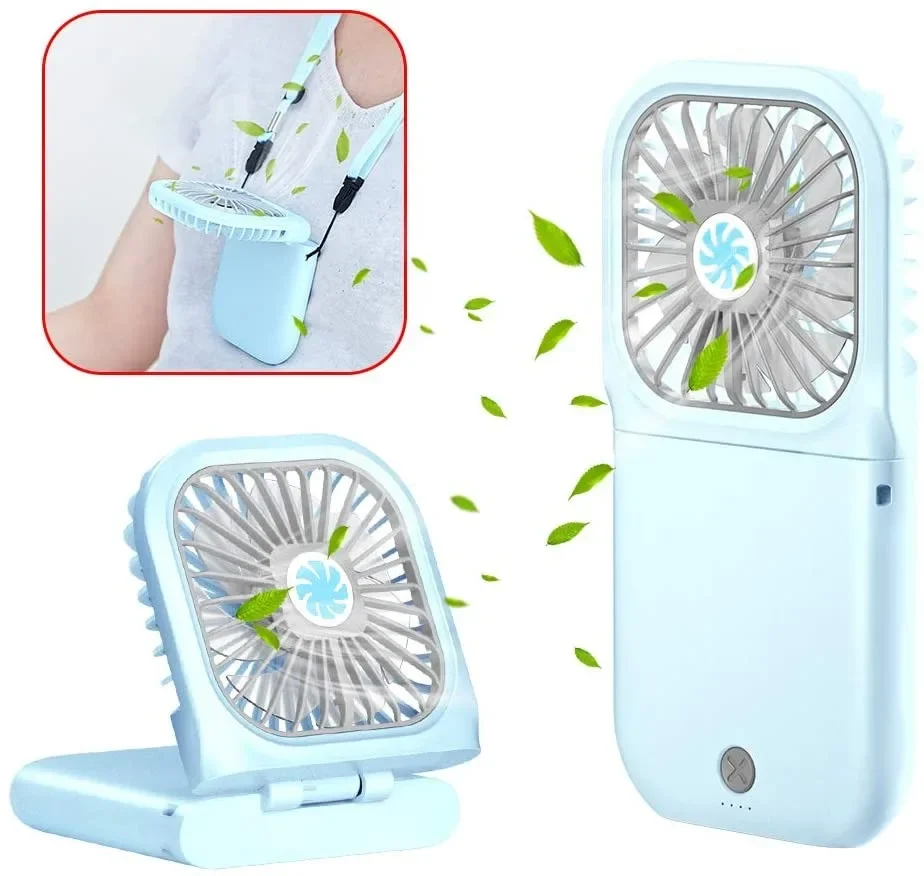 iHoven Portable Mini Fan USB Rechargeable Handheld Fan