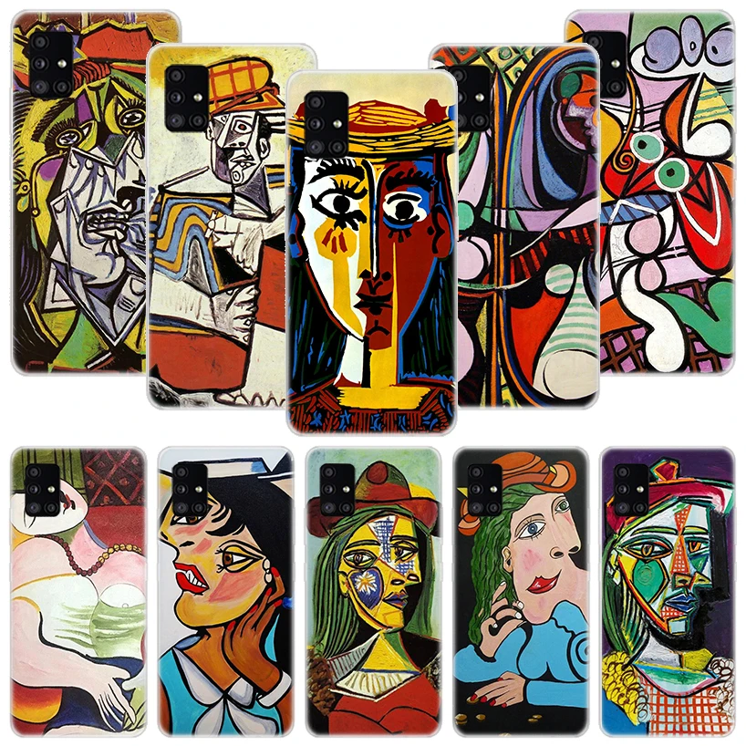 Picasso Abstract Art Painting Phone Case For Samsung Galaxy A50 A70 A40 A30 A20S A10 Note 20 Ultra 10 Lite 9 8 A6 A8 Plus A7 A9