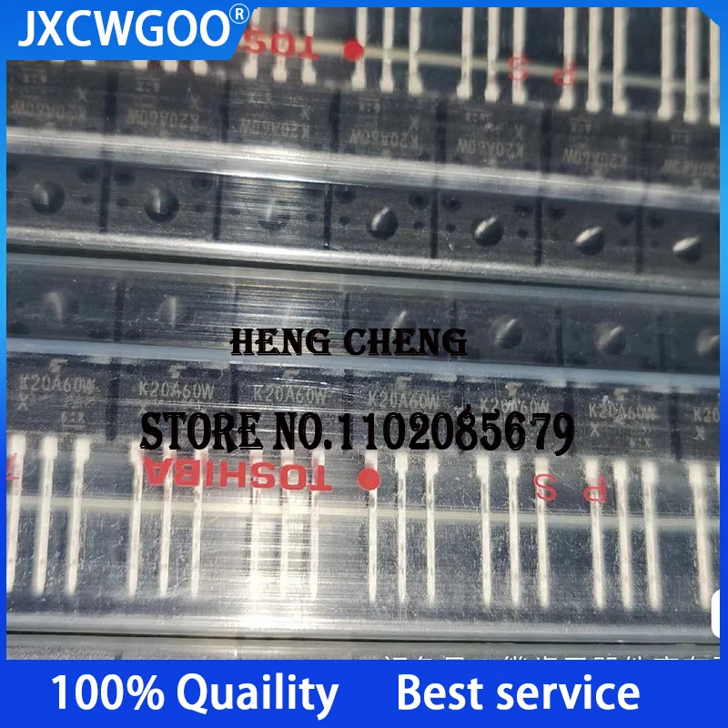 10PCS 100%New Original TK20A60W K20A60W TO-220F N-channel 600V 20A MOSFET