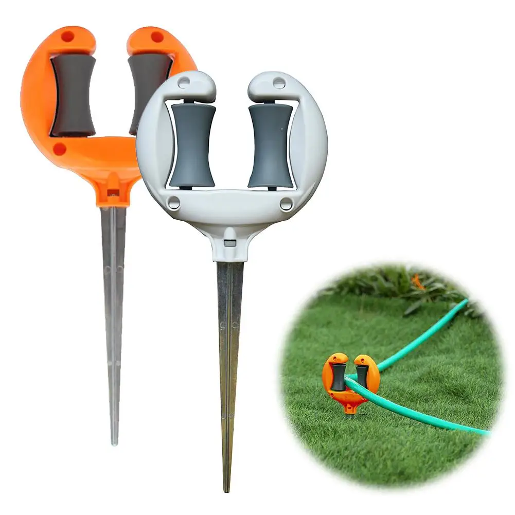 ABS Garden Hose Guide Nail Water Pipe Positioning Holding Roller Yard Lawn Irrigation Hose Spike Garding Irrigation Accessories - view 2